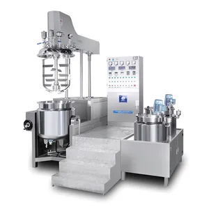 Vacuum Homogenizing Emulsofying Toothpaste Making Machine