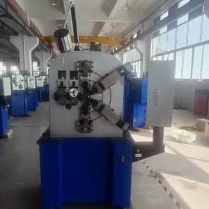 Automatic Long Compression Coil Oil Seal Spring Making Machine Pagoda Wave Pressure Spring Manufacturing Machine