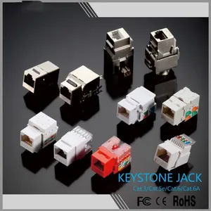 CAT5e RJ45 Toolless Keystone SnapIn Insert Jack