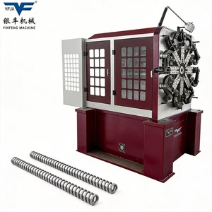 Custom Home Alloy Compression Springs Circular Elastic Components Wire Forming Spring Machine