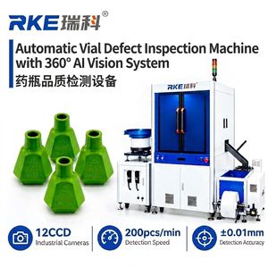 Automatic Vial Defect Inspection Machine with 360° Ai Vision System