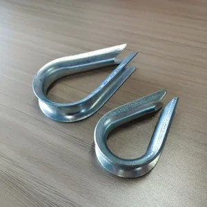 Galvanized Industrial Rustproof Spring Retaining Wire Rope Thimble Factory Supply