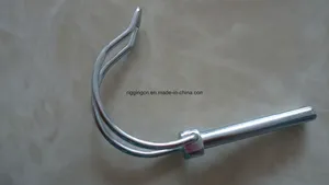 Galvanized Wheel Spring Clip, Round Type Spring Pin