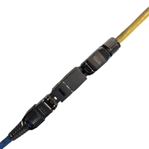 FTP CAT6 90-Degree Shielded RJ45 STP Telecom Coupler Module