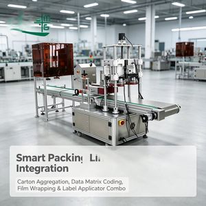 Automatic Carton Qr Code Data Collecting Wrapping Labeling Machine Box Code Correlation Anti-Counterfeiting Traceability Integrated Production Line Equipment
