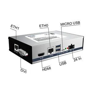 Mini Box PC Raspberry Pi4 Code Pi Px9400 2/4/8GB RAM HMI PLC Codesys Control Rte License Industrial Fanless Panel PC