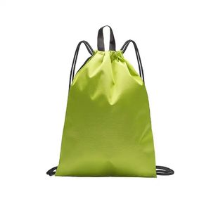 Custom Logo Drawstring Backpack 210d Polyester Drawstring Sports Backpack Promotional Bag Custom Polyester Drawstring Bags
