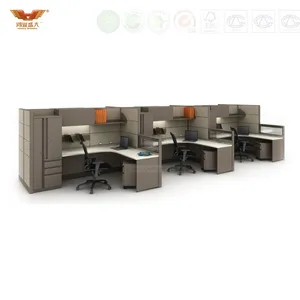 Modular Large Design Wood Office Cubicles System