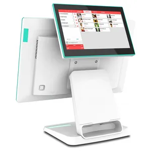 17.1 Inch Dual-Screen Windows System 64G RJ45 VGA Interface LED Monitor POS Terminal