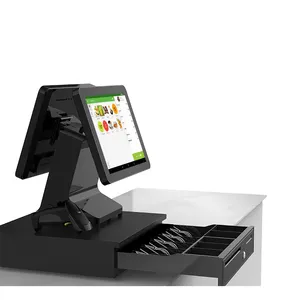 15-Inch Dual-Screen LCD Capacitive Touch POS All in One Computer System
