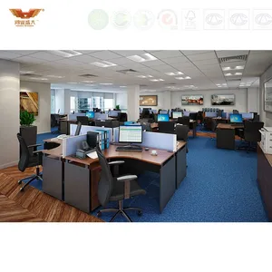 Modular Large Design Wood Office Cubicles System