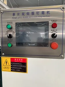 2000 Carton Semi Auto Nail Box Stitching Packing Machine with Packing Machine