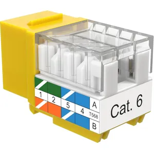 CAT6 RJ45 Female Ethernet Network Wall Plate Module Keystone Jack