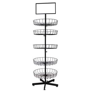 Custom Store Circular Tray Rotating Display Stand Rack