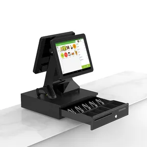 15-Inch Dual-Screen LCD Capacitive Touch POS All in One Computer System