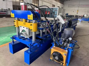 New Type Gutter Machine Ridge Cap Roof Tile Making Cover Metal Flashing Ridge Top Capping Cold Roll Forming Machine Line