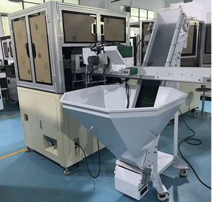 Button Optical Vision Inspection Sorting Device- Polyester Resin / Metal / Plastic / Shell Buttons