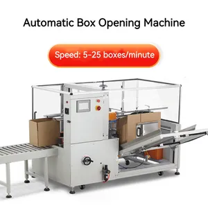 Automatic Carton Box Cardboard Forming Opening Machine Box Making Machine Case Erector Packing and Sealing Machine