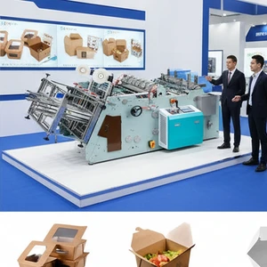 Disposable Food Container Packaging Box Biodegradable Paper Box Making Machine