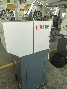 High Precision Spring Steel Material 2 Axis 1.2 mm Flat Spring Tower Conical Compression Spring Coiling Machine
