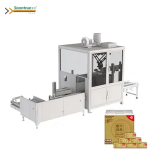 Automatic Robotic Box Tissue Packing Machine High-Speed Auto Case Loading System with Servo Control