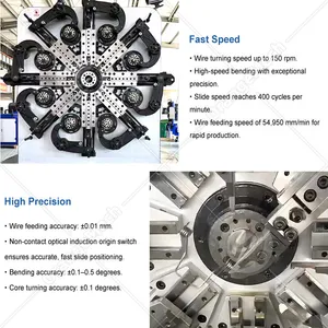 Automatic High Speed Small Shutter Spring Process Processing Manufacture Make Making Machine