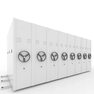 Durable Compact Mobile File Storage Cabinet Metal File Filling Rack Intelligent Compact Shelving System