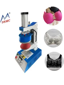 Dsmc Pneumatic Mini Heat Press Machine for Bra Intimates Rhinestone Transfer Small Hotfix Strass Setting Machine for Lingerie