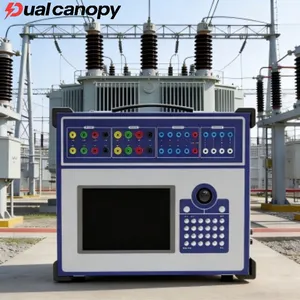 6 Phase Relay Tester Secondary Current Injection portable Microcomputer Protection Tester