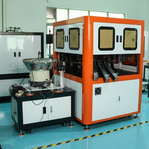 Visual Defect Detection System with Robotic Arm Material Loading Capability - Automatic Sorting Machine