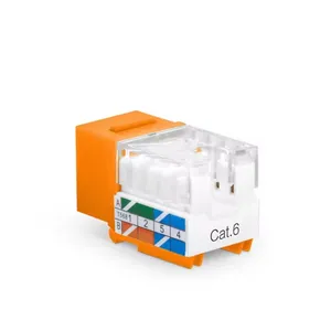 ODM Cat5e CAT6 UTP Modular Network RJ45 Plug Network Module Keystone Jack