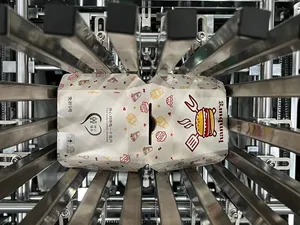 Disposable Paper Take Away Food Box Container Making Machine Fast Food Container Machine Hb-800
