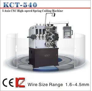 KCT-540 High-Speed CNC Compression Spring Coiling Machine & Automatic Spring Making Machine