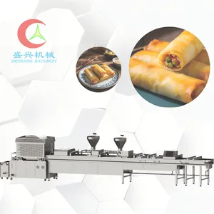 Factory Hot Sale Double Rows Spring Roll Machine Spring Roll Making Machine