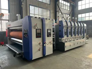 Automatic High Speed 6 Color Corrugated Carton Box Making Line Stack Printing Machine
