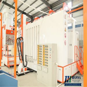 PP Fast Color Changing Automatic Powder Coating Booth System