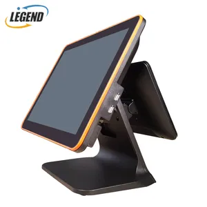 15 Inch + 9.7 Inch Windows 10 POS Computer All in One POS System