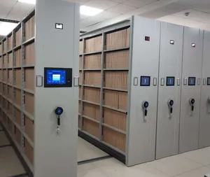 Electro-Mechanical Control File Compactor Smart Mobile Shelves System