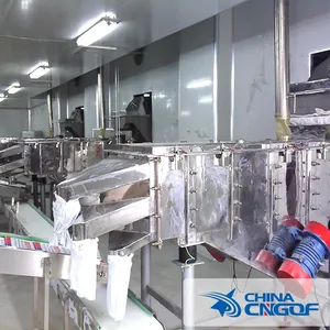 Gaofu Large Capacity Sieving Palm Kernel Shell Screen Linear Vibrating Sieve Separator Machine