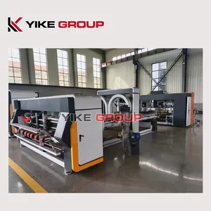 Automatic Box Making Gluer Stitcher Machine