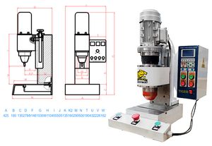 Automatic Riveting Machine Fastener Rivets Pneumatic Orbital Radial Riveting Machine