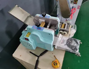 Automatic Dough Wrapper Maker Machine Dough Skin Press Spring Roll Skin Machine Dumpling Wrapper Making Machine