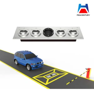 2 LED High Light Complement Light Fixed Underground Vehicle Inspection System
