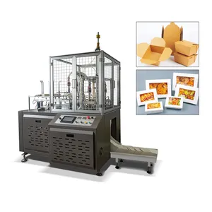 Paper Lunch Box Making Machine Disposable Burger Takeaway Food Container Making Machine