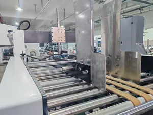 High Speed Automatic Corner Pasting Machine Rigid Box Making Machine
