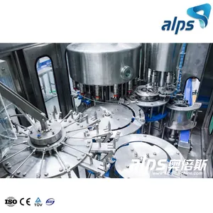 Complete Set Water Packing Machine Filling Bottling Labeling Packing Line