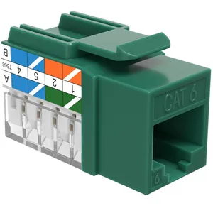 Network 8p8c Modular UTP 90 Degree RJ45 Parallel CAT6 Unshielded Keystone Jack