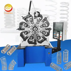 Different Shape Goose Neck Fishing Wire Spring Clip Coiling Making Compression Machine