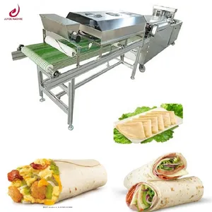 Arabic Pita Bread Making Machine Line Chapati Press Roti Tortilla Making Machine
