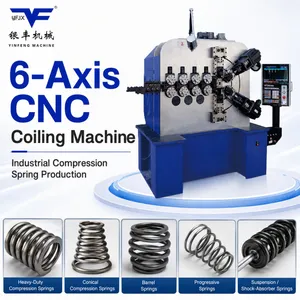 Manufacturer Customized Spiral Spring Steel Compression Type Compression Spiral Spring Machine